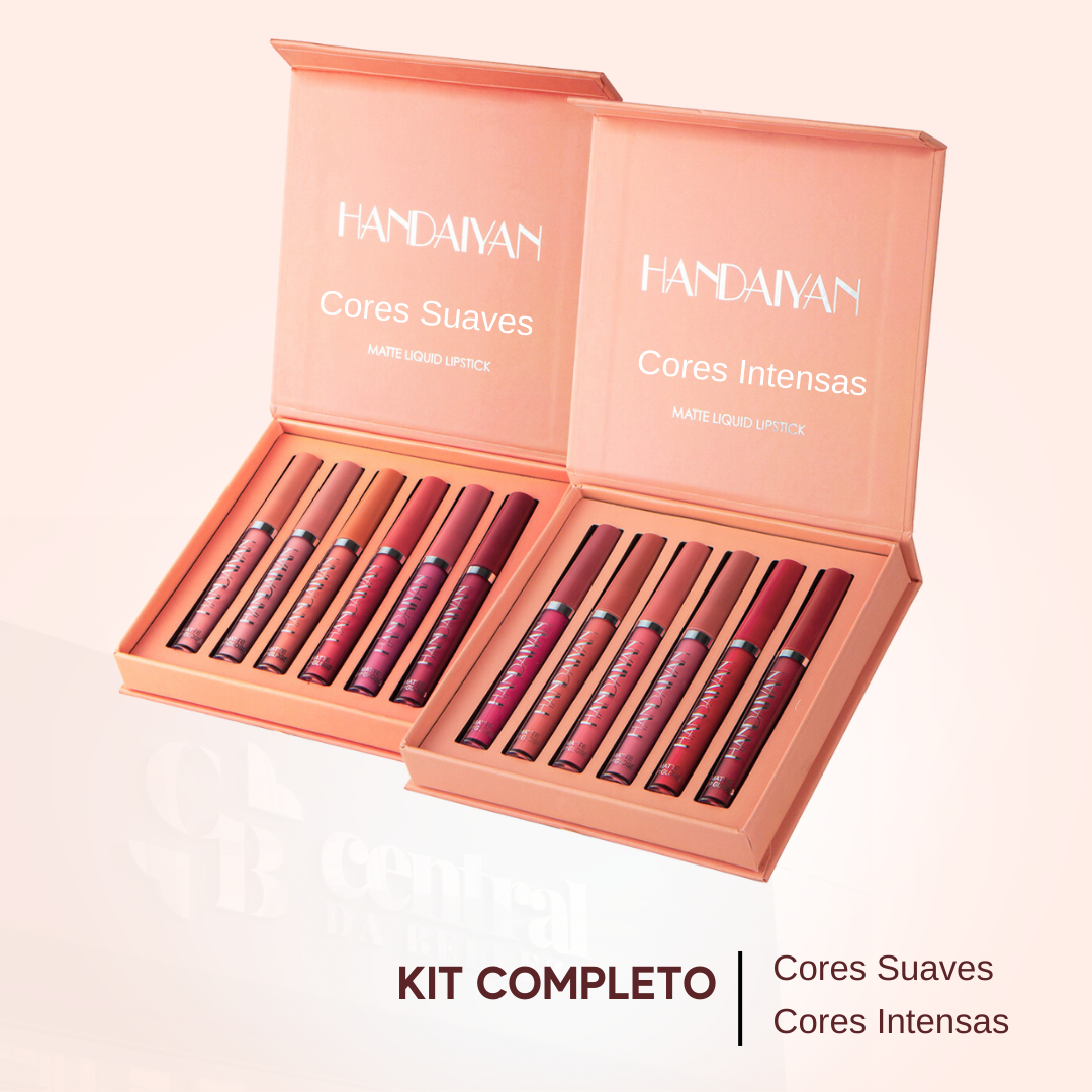 [PAGUE 3, LEVE 6] Kit Batom Sexy Lips® Premium