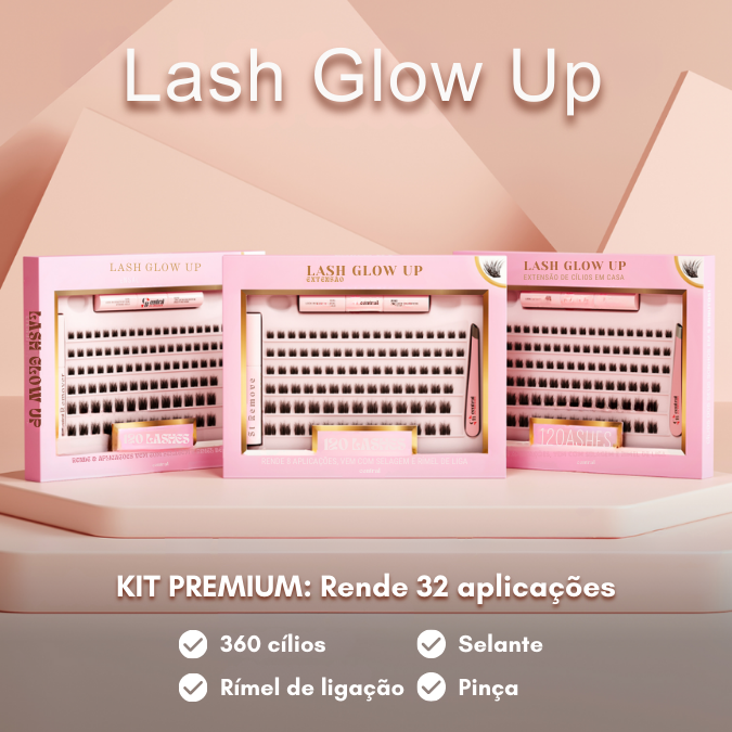 LashGlowUp - Extensão de cílios em casa