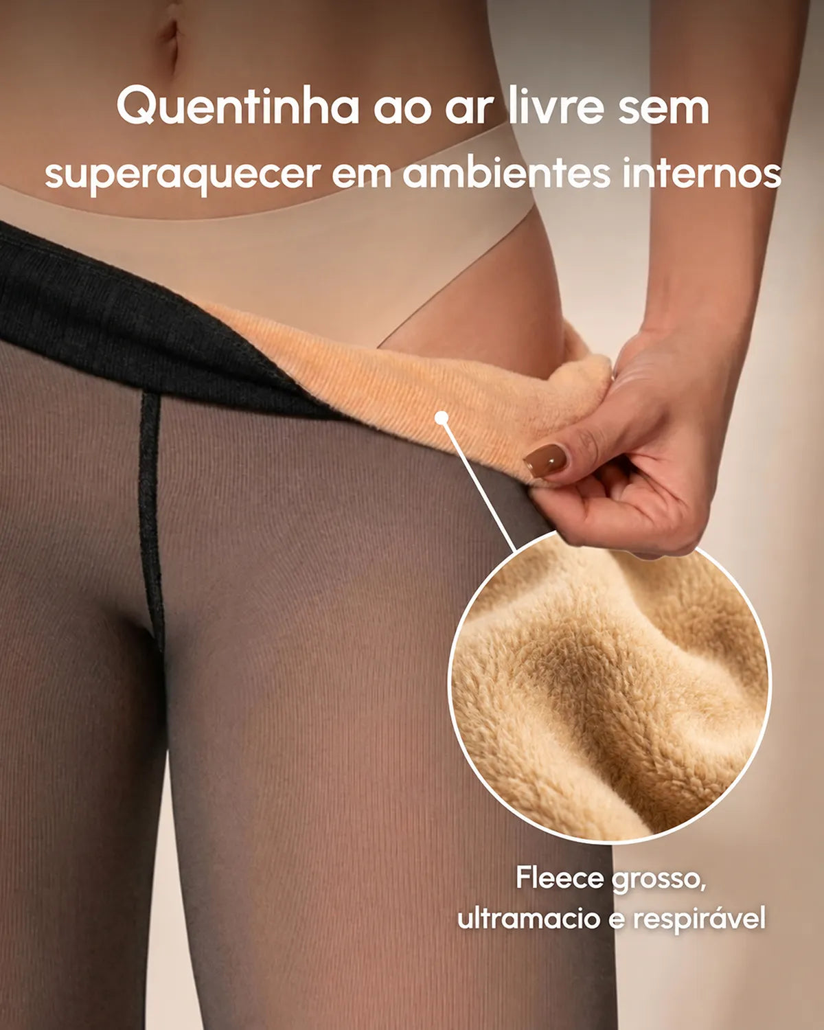 Meia-Calça Térmica | Liora - Efeito Transparente
