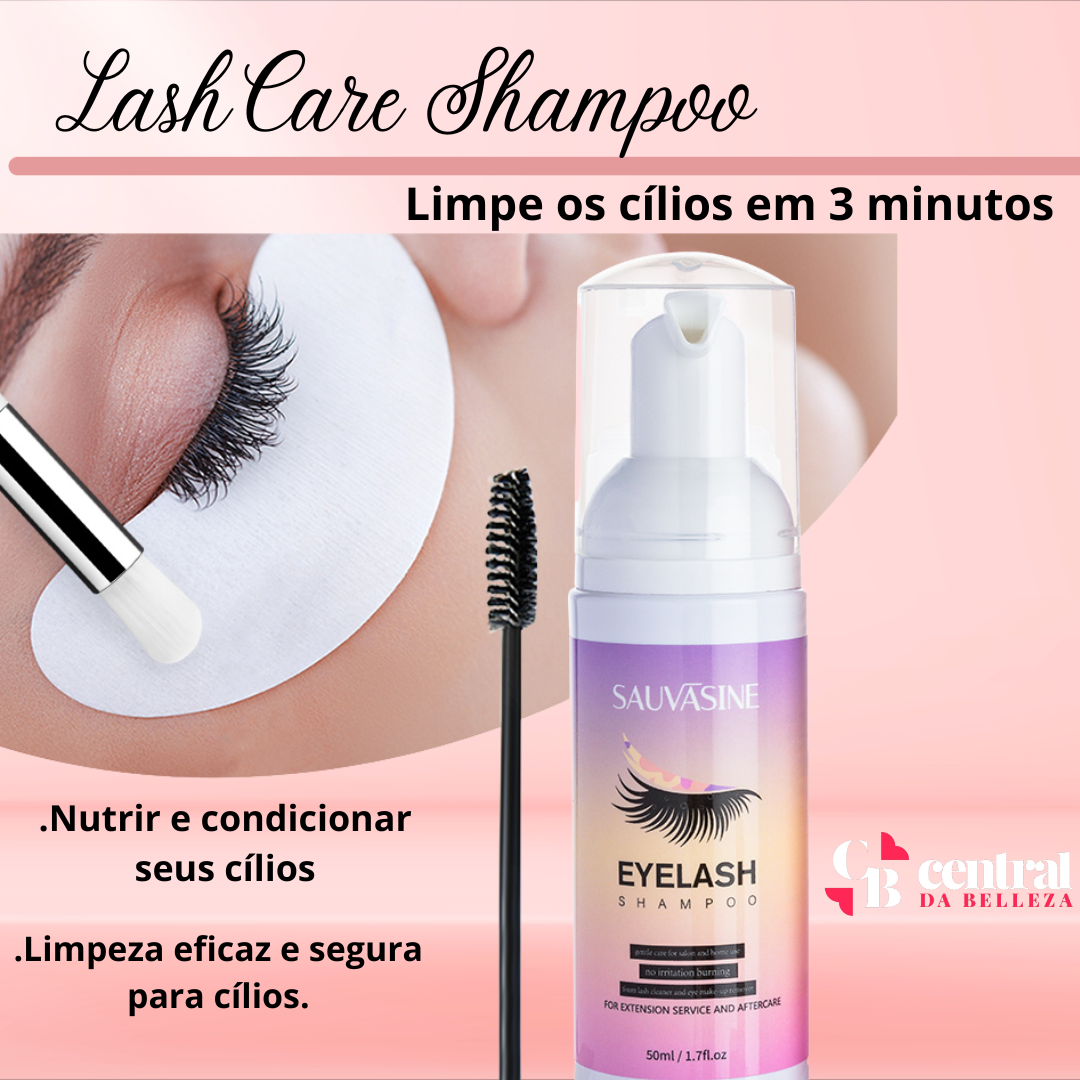 LashCare- Kit de Limpeza de Cílios + BOLSA BRINDE