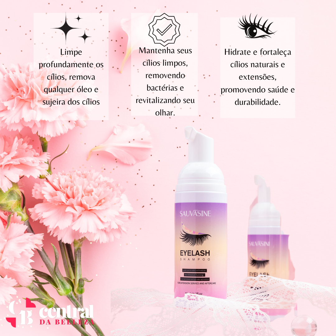 LashCare- Kit de Limpeza de Cílios + BOLSA BRINDE