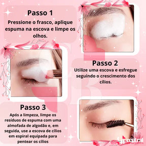 LashCare- Kit de Limpeza de Cílios + BOLSA BRINDE