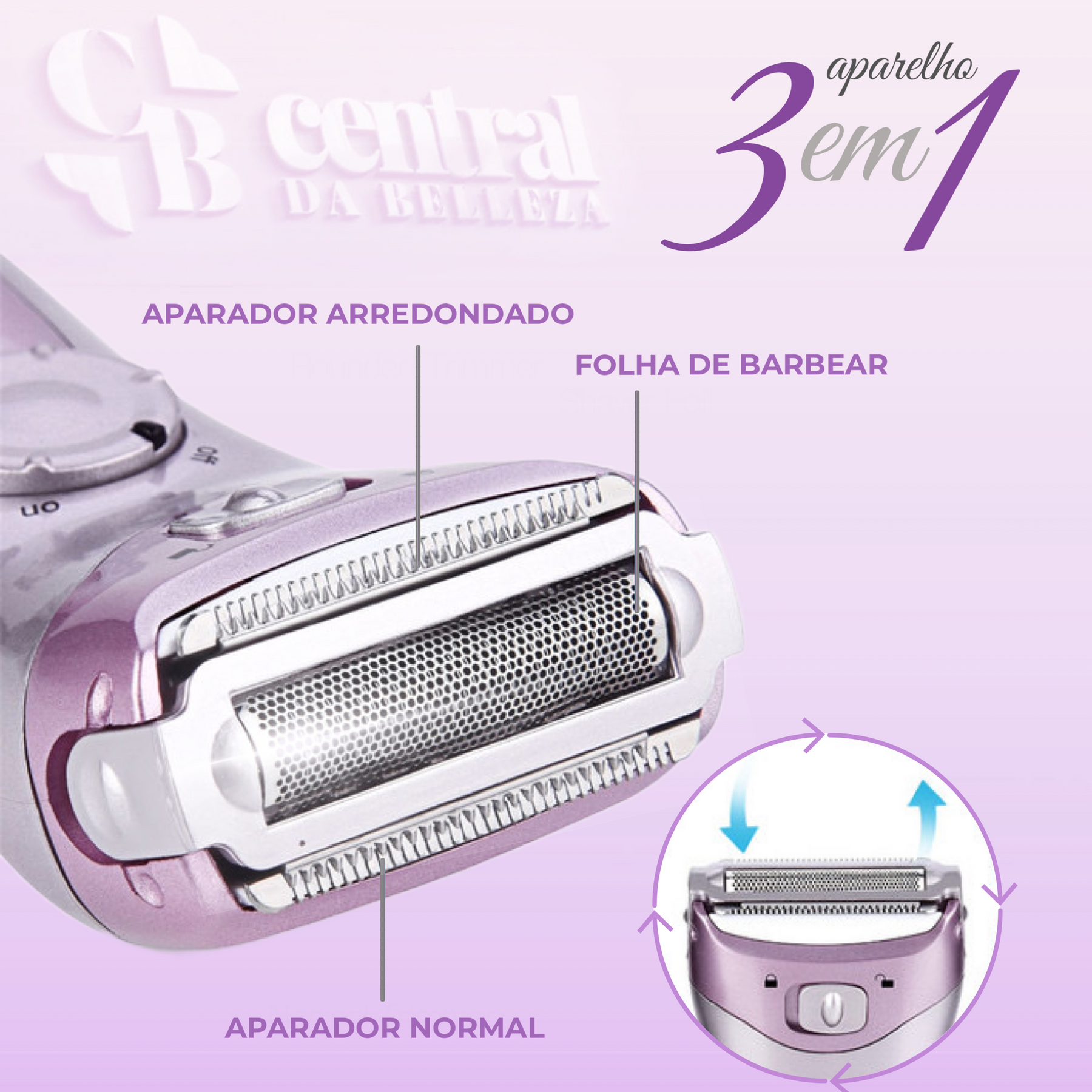 Waterproof Electric Epilator - Power Depil