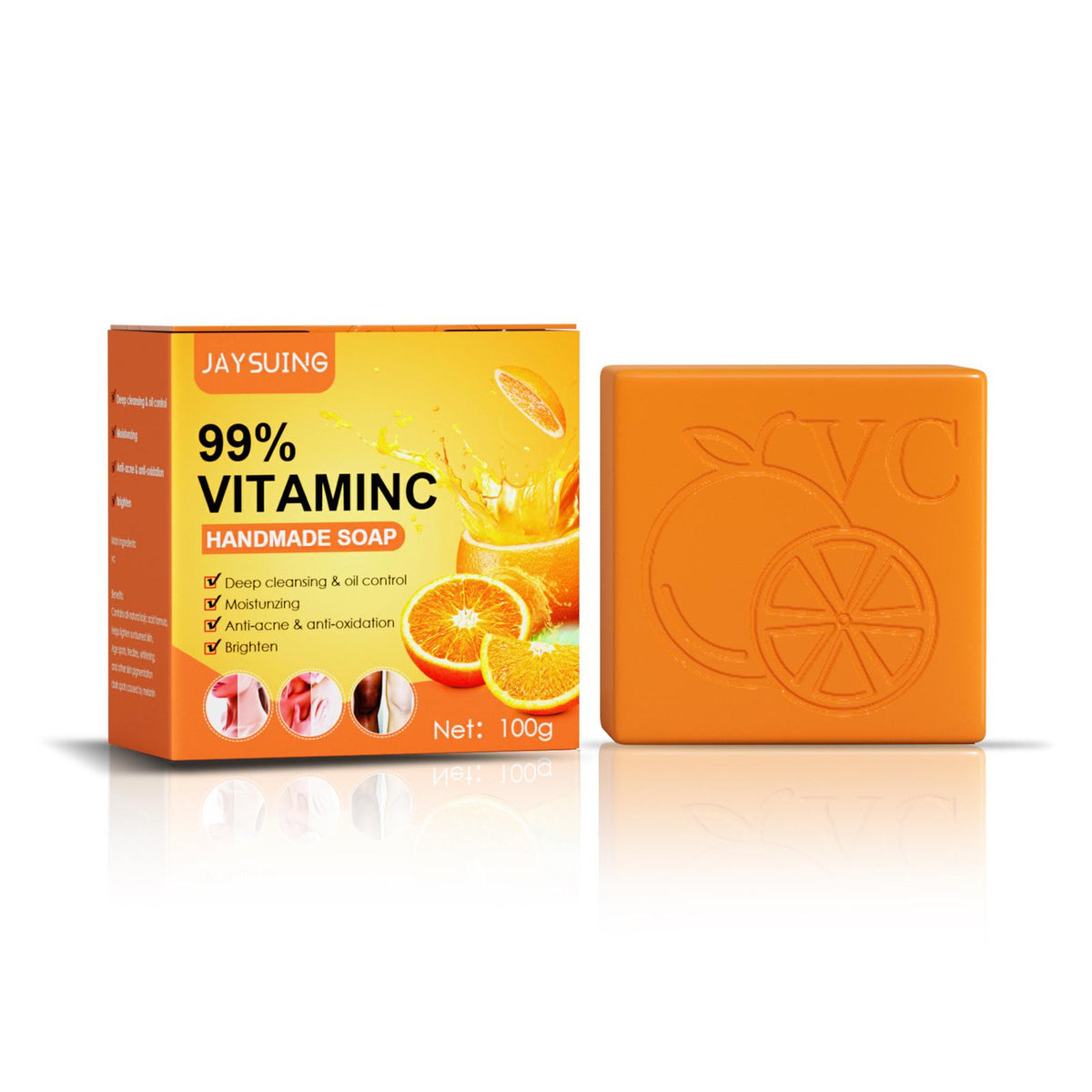 Natural Whitening Soap with Vitamin C 